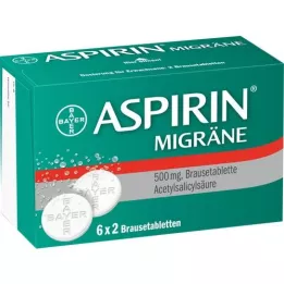 ASPIRIN MIGRÄNE Brausetabletten, 12 St