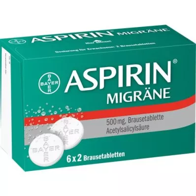 ASPIRIN MIGRÄNE Brausetabletten, 12 St