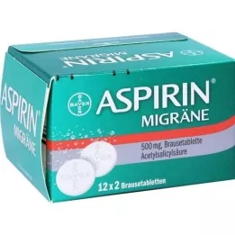 ASPIRIN MIGRÄNE Brausetabletten, 24 St