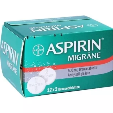 ASPIRIN MIGRÄNE Brausetabletten, 24 St