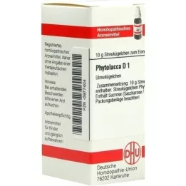 PHYTOLACCA D 1 Globuli, 10 g