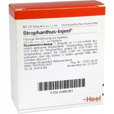STROPHANTHUS INJEEL Ampullen, 10 St