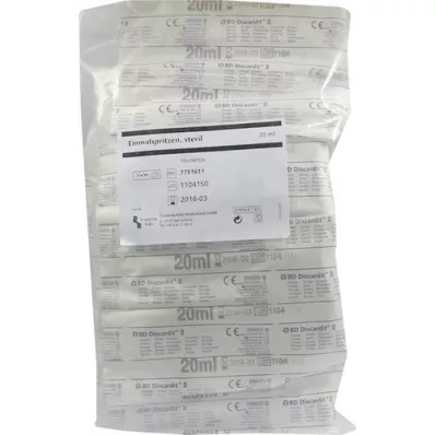 EINMALSPRITZE 20 ml steril, 10 St