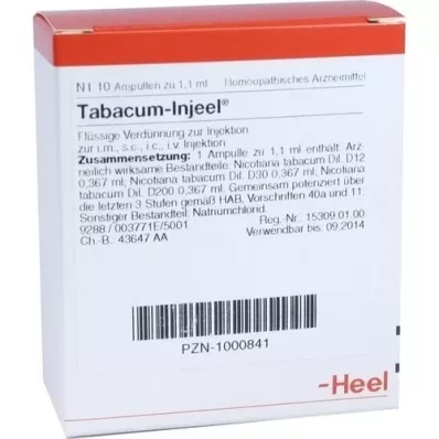 TABACUM INJEEL Ampullen, 10 St