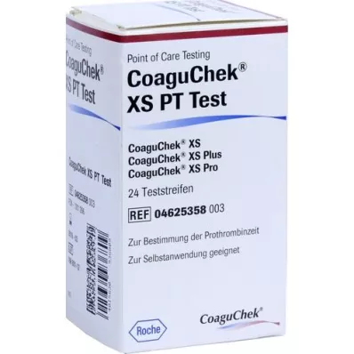 COAGUCHEK XS PT Test, 24 St