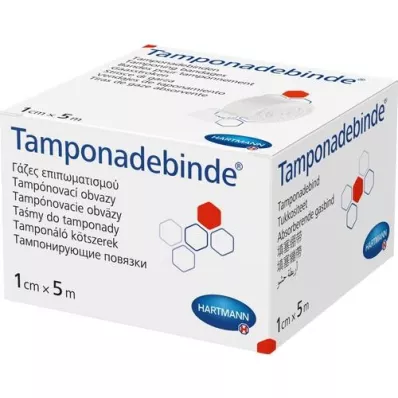 TAMPONADEBINDE 1 cmx5 m steril Hartmann, 1 St