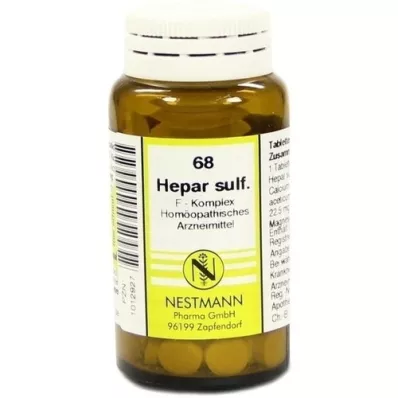 HEPAR SULFURIS F Komplex Nr.68 Tabletten, 120 St
