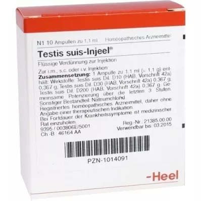 TESTIS SUIS Injeel Ampullen, 10 St