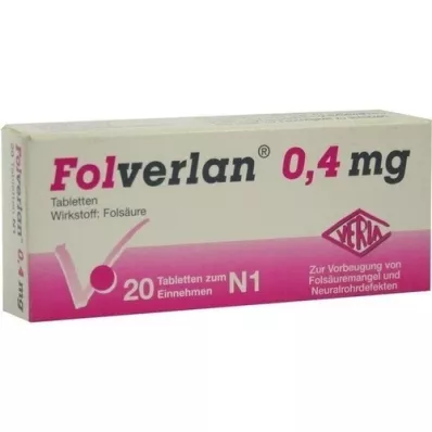 FOLVERLAN 0,4 mg Tabletten, 20 St