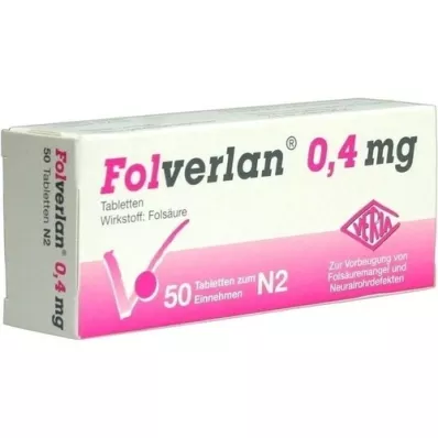 FOLVERLAN 0,4 mg Tabletten, 50 St