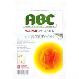 ABC Wärme-Pflaster sensitive Hansaplast med 10x14, 4 St