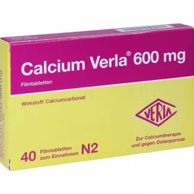 CALCIUM VERLA 600 mg Filmtabletten, 40 St