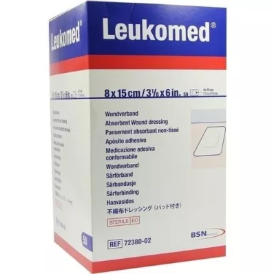 LEUKOMED sterile Pflaster 8x15 cm, 50 St