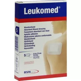 LEUKOMED sterile Pflaster 5x7,2 cm, 5 St