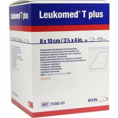 LEUKOMED transp.plus sterile Pflaster 8x10 cm, 50 St