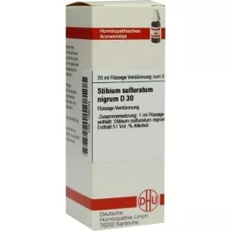 STIBIUM SULFURATUM NIGRUM D 30 Dilution, 20 ml
