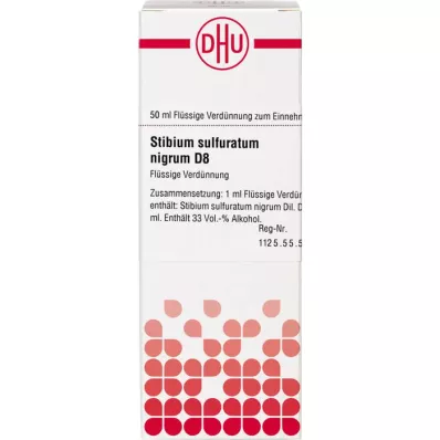 STIBIUM SULFURATUM NIGRUM D 8 Dilution, 50 ml