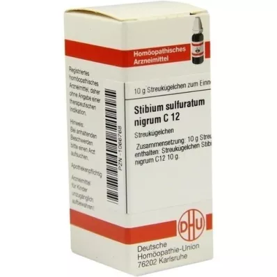 STIBIUM SULFURATUM NIGRUM C 12 Globuli, 10 g
