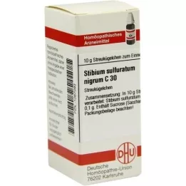 STIBIUM SULFURATUM NIGRUM C 30 Globuli, 10 g