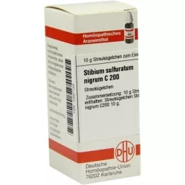 STIBIUM SULFURATUM NIGRUM C 200 Globuli, 10 g