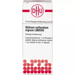 STIBIUM SULFURATUM NIGRUM LM XVIII Dilution, 10 ml