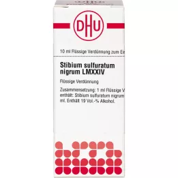 STIBIUM SULFURATUM NIGRUM LM XXIV Dilution, 10 ml