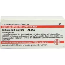 STIBIUM SULFURATUM NIGRUM LM XXX Globuli, 5 g