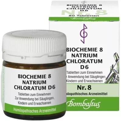 BIOCHEMIE 8 Natrium chloratum D 6 Tabletten, 80 St