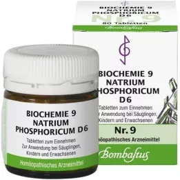 BIOCHEMIE 9 Natrium phosphoricum D 6 Tabletten, 80 St