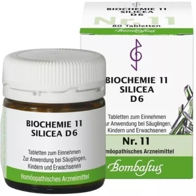 BIOCHEMIE 11 Silicea D 6 Tabletten, 80 St