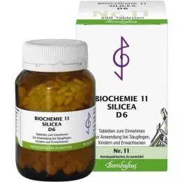 BIOCHEMIE 11 Silicea D 6 Tabletten, 500 St