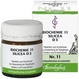 BIOCHEMIE 11 Silicea D 3 Tabletten, 80 St