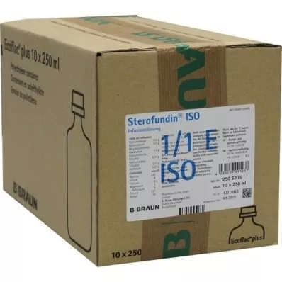 STEROFUNDIN ISO Ecoflac Plus Infusionslösung, 10X250 ml