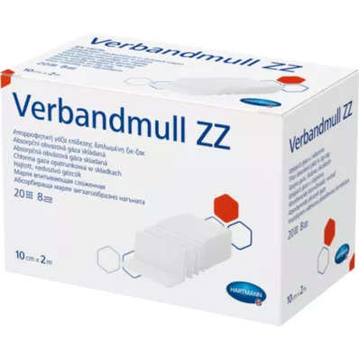 VERBANDMULL Hartmann 10 cmx2 m zickzack, 1 St