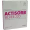 ACTISORB 220 Silver 10,5x10,5 cm steril Kompressen, 10 St