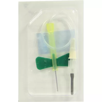 BD VACUTAINER Safety Lok 21 G 18 cm Blutentn.Set, 1 St
