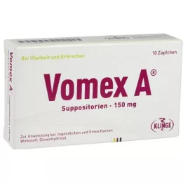 VOMEX A 150 mg Suppositorien, 10 St