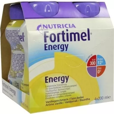FORTIMEL Energy Vanillegeschmack, 4X200 ml