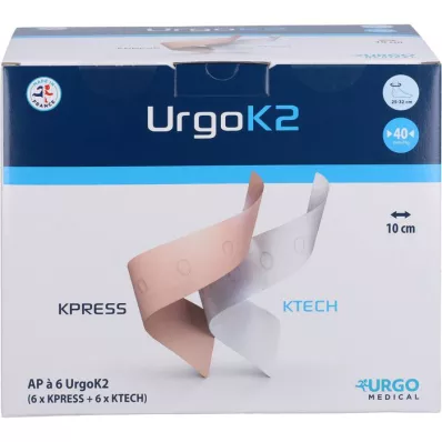 URGOK2 Kompr.Syst.10cm Knöchelumf.25-32cm, 6 St
