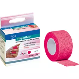 FINGERFLEX 2,5 cmx4,5 m pink latexfrei, 1 St