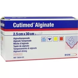 CUTIMED Alginate Alginattamponade 2,5x30 cm, 5 St