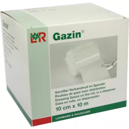 GAZIN Verbandmull 10 cmx10 m 8fach, 1 St