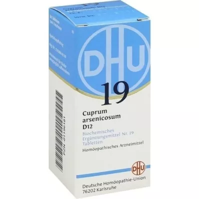 BIOCHEMIE DHU 19 Cuprum arsenicosum D 12 Tabletten, 80 St BIOCHEMIE DHU 19 Cuprum arsenicosum D 12 Tabletten, 80 St