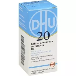 BIOCHEMIE DHU 20 Kalium alum.sulfur.D 6 Tabletten, 80 St