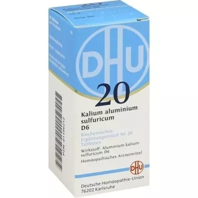 BIOCHEMIE DHU 20 Kalium alum.sulfur.D 6 Tabletten, 80 St