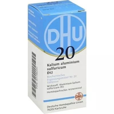 BIOCHEMIE DHU 20 Kalium alum.sulfur.D 12 Tabletten, 80 St