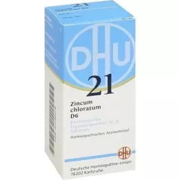 BIOCHEMIE DHU 21 Zincum chloratum D 6 Tabletten, 80 St
