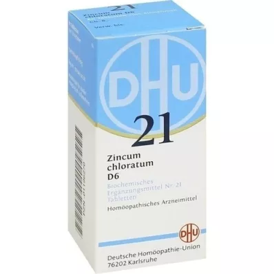 BIOCHEMIE DHU 21 Zincum chloratum D 6 Tabletten, 80 St