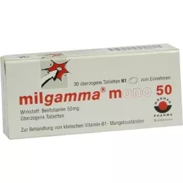 MILGAMMA mono 50 überzogene Tabletten, 30 St