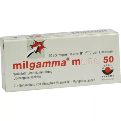 MILGAMMA mono 50 überzogene Tabletten, 30 St